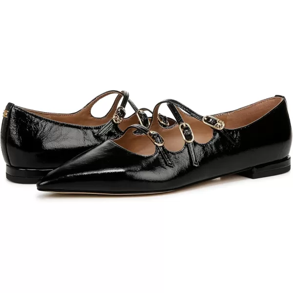 Sam Edelman Womens Cass Mary Jane FlatBlack Leather