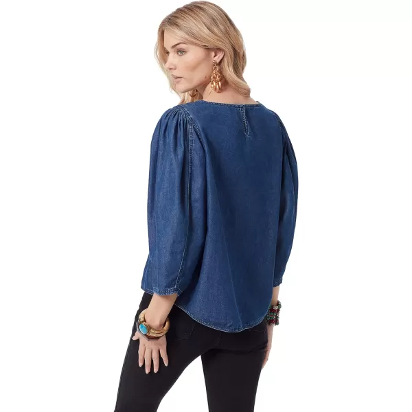 Sam Edelman Womens Clementine Puff Sleeve TopMoon Bay