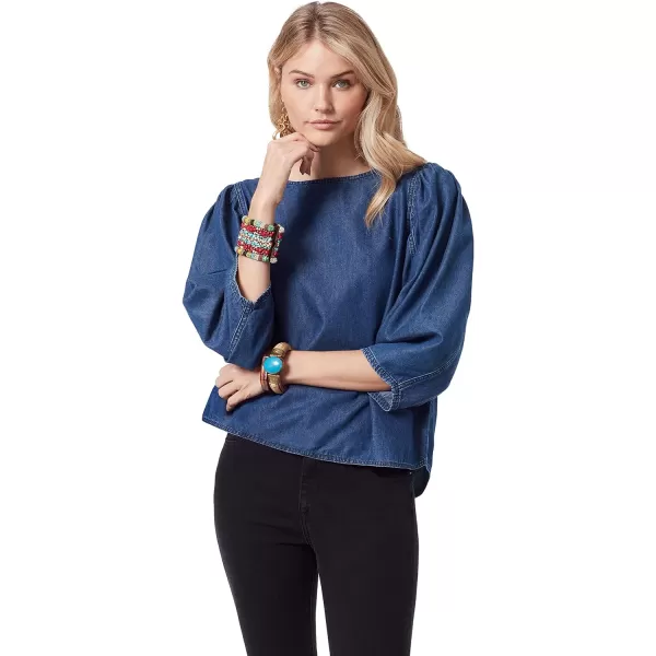 Sam Edelman Womens Clementine Puff Sleeve TopMoon Bay