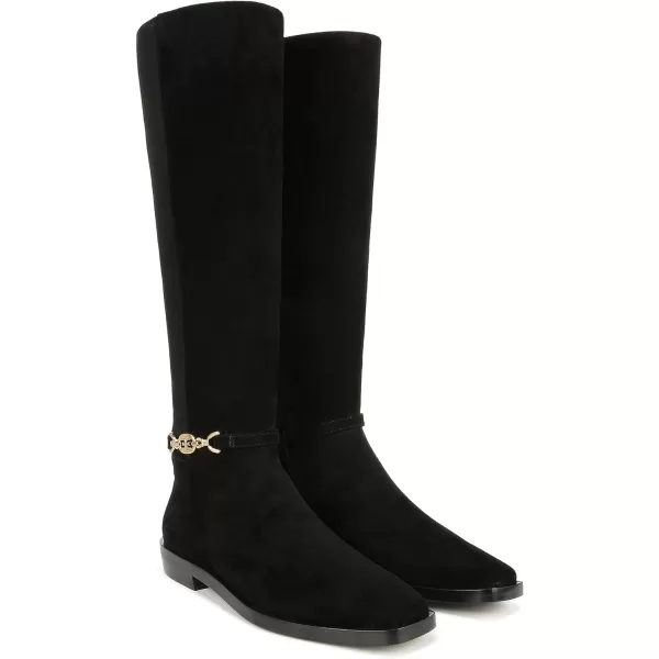 Sam Edelman Womens Clive Knee High BootBlack Suede Athletic Calf