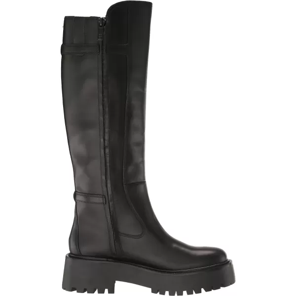 Sam Edelman Womens Elayna Combat BootBlack Leather