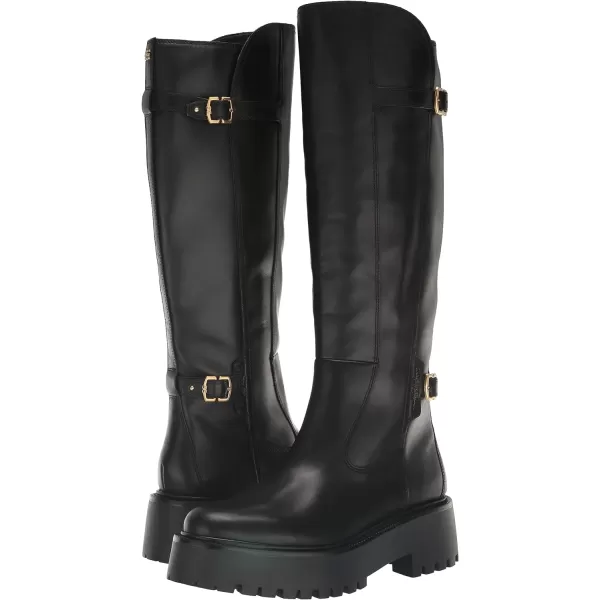 Sam Edelman Womens Elayna Combat BootBlack Leather