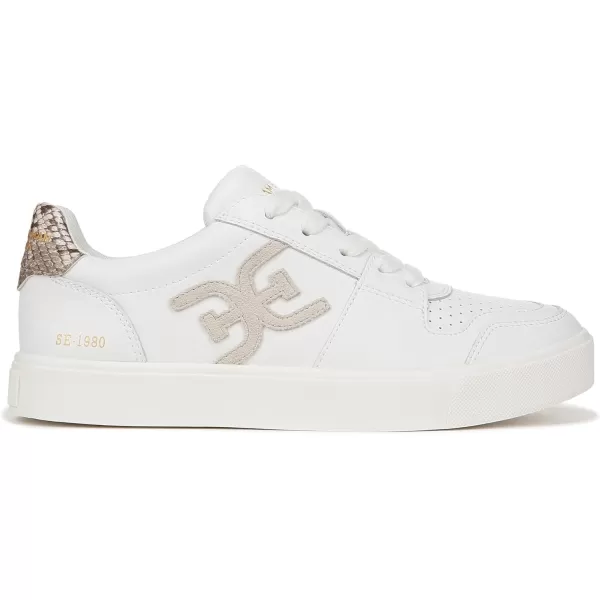 Sam Edelman Womens Ellie SneakerWhiteLight StoneRoccia