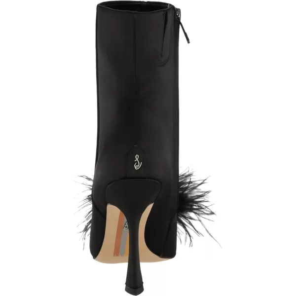 Sam Edelman Womens Ency Ankle BootBlack Satin