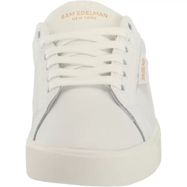 Sam Edelman Womens Ethyl SneakerWhite Leather