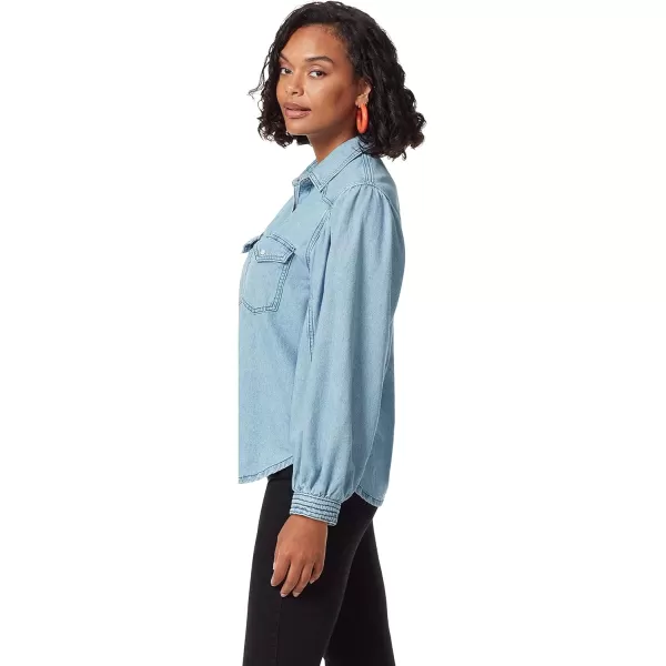 Sam Edelman Womens Farah Puff Sleeve Button Down ShirtPalisades