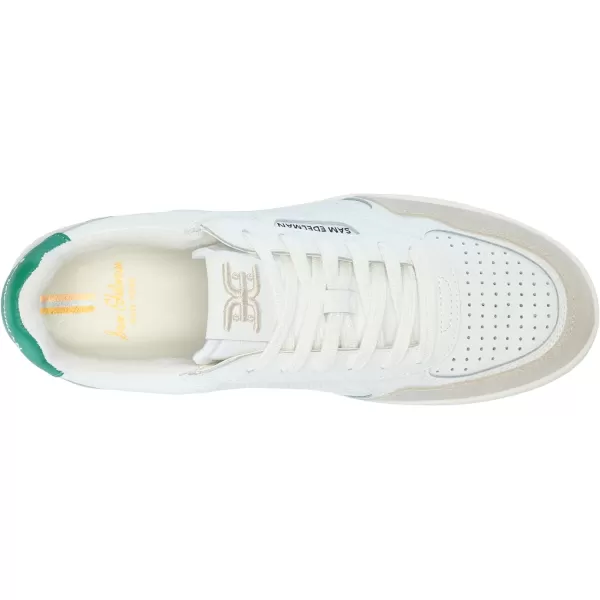 Sam Edelman Womens Harper SneakerWhiteBotanical Green