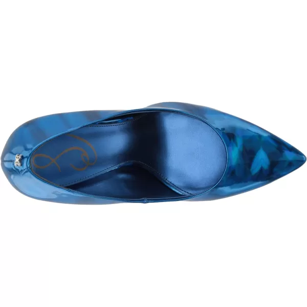 Sam Edelman Womens Hazel PumpRoyal Blue Metallic