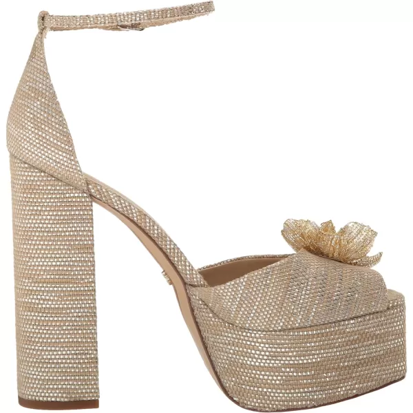 Sam Edelman Womens Kori Flora Heeled SandalPlatinum