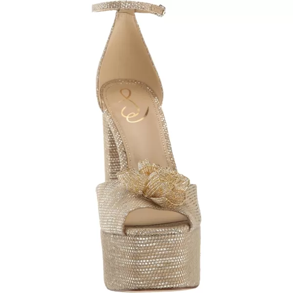 Sam Edelman Womens Kori Flora Heeled SandalPlatinum