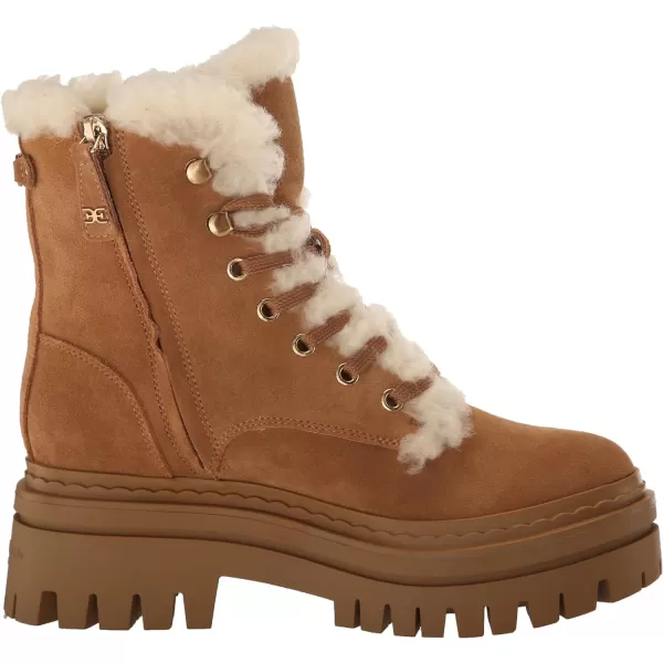 Sam Edelman Womens Kyler Combat BootGolden Caramel