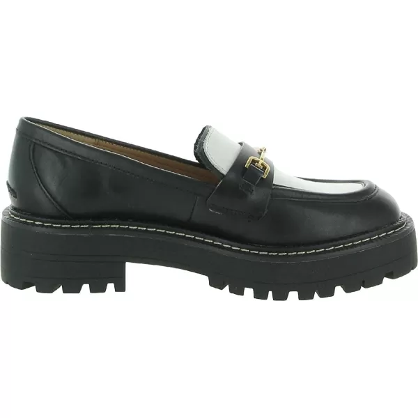 Sam Edelman Womens Laurs LoaferBlackBright White Leather