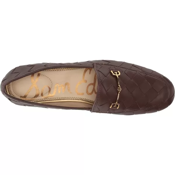 Sam Edelman Womens Loraine LoaferDark Chocolate Woven