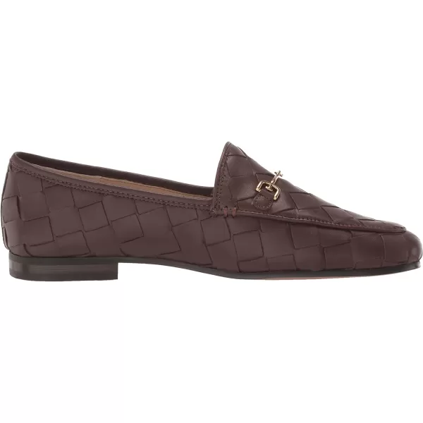 Sam Edelman Womens Loraine LoaferDark Chocolate Woven