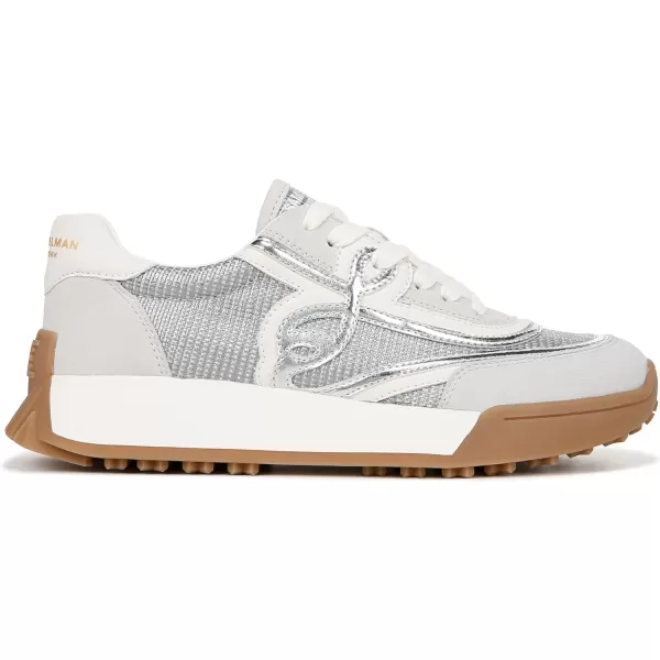 Sam Edelman Womens Luna SneakerSilverOff White