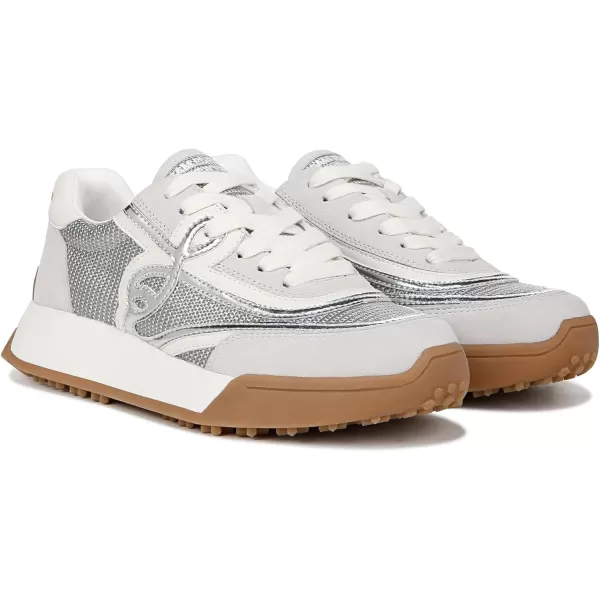 Sam Edelman Womens Luna SneakerSilverOff White