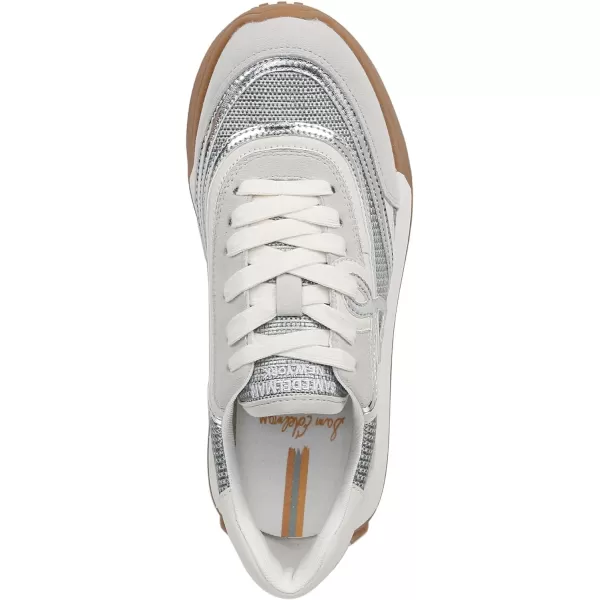 Sam Edelman Womens Luna SneakerSilverOff White