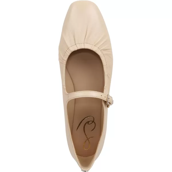 Sam Edelman Womens Micah Mary Jane FlatLinen Leather