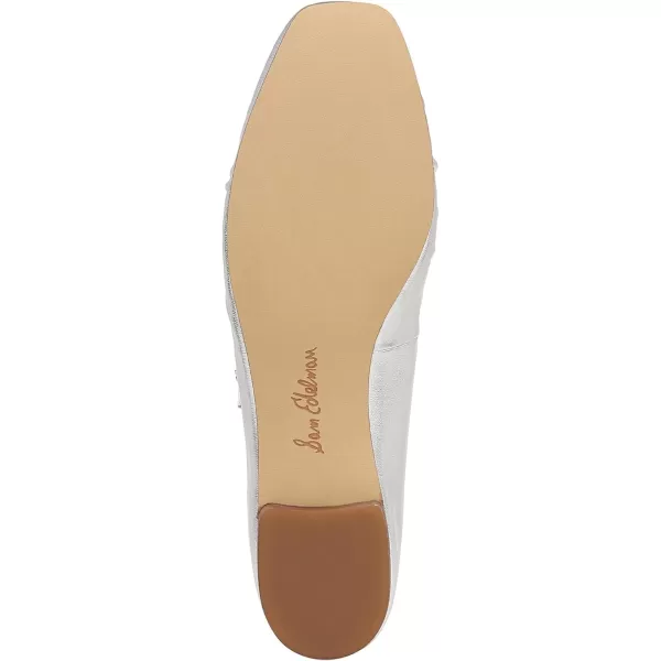 Sam Edelman Womens Micah Mary Jane FlatSoft Silver