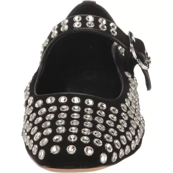 Sam Edelman Womens Michaela Mary Jane FlatBlack Suede Gem