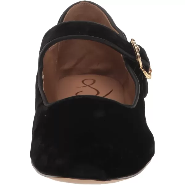 Sam Edelman Womens Michaela Mary Jane FlatBlack Velvet