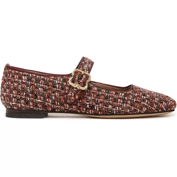 Sam Edelman Womens Michaela Mary Jane FlatCoffee Multi Boucle