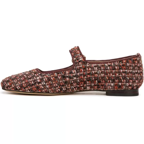 Sam Edelman Womens Michaela Mary Jane FlatCoffee Multi Boucle