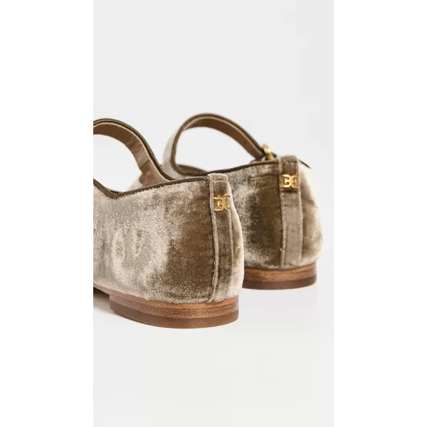 Sam Edelman Womens Michaela Mary Jane FlatDark Silver Sage