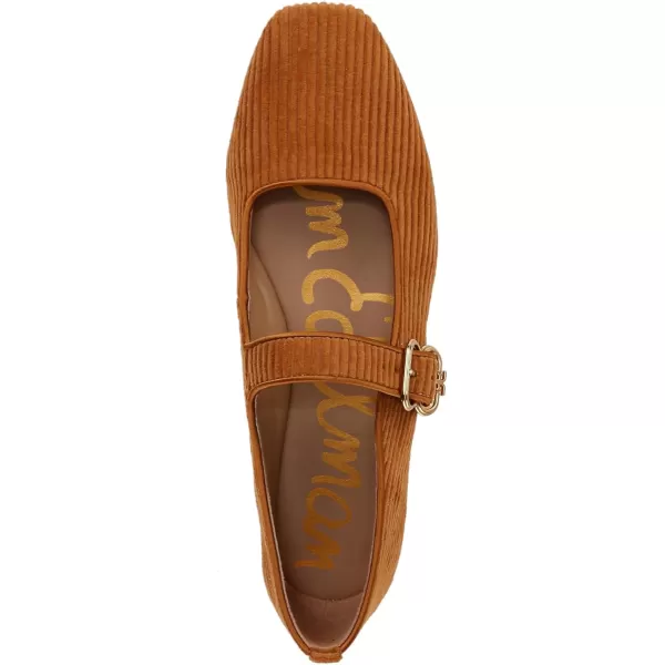 Sam Edelman Womens Michaela Mary Jane FlatHarvest Brown