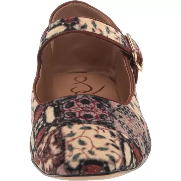 Sam Edelman Womens Michaela Mary Jane FlatIvory Multi
