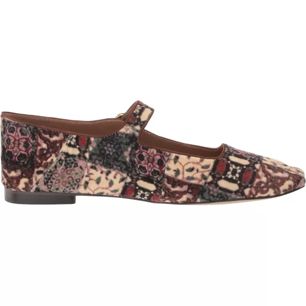 Sam Edelman Womens Michaela Mary Jane FlatIvory Multi