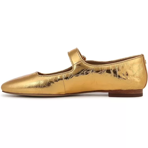 Sam Edelman Womens Michaela Mary Jane FlatMedallion Gold