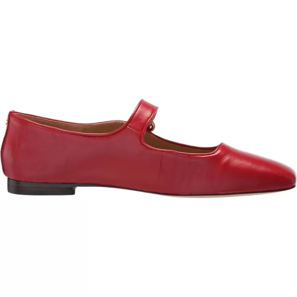 Sam Edelman Womens Michaela Mary Jane FlatScarlet