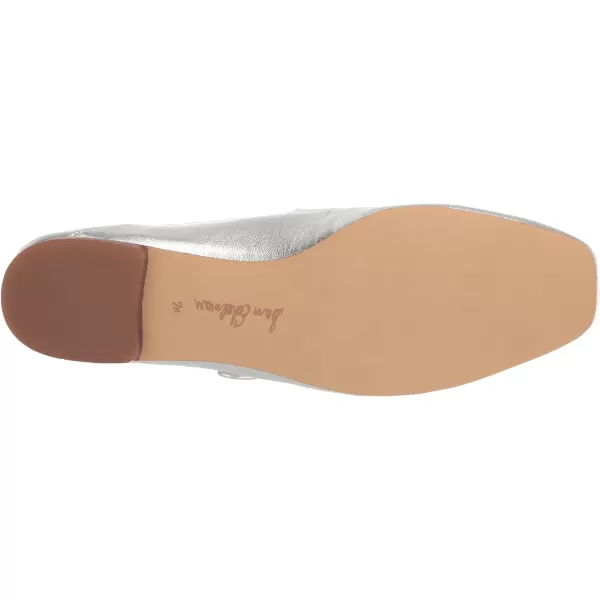 Sam Edelman Womens Michaela Mary Jane FlatSoft Silver