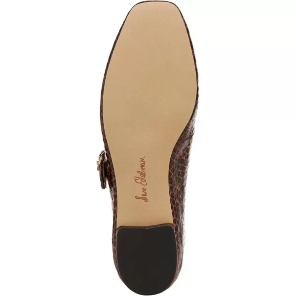 Sam Edelman Womens Michaela Mary Jane FlatStable Brown