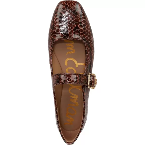 Sam Edelman Womens Michaela Mary Jane FlatStable Brown