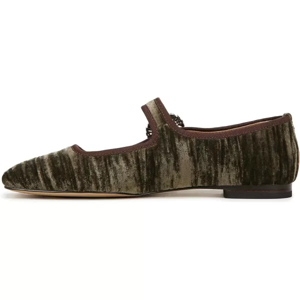 Sam Edelman Womens Michaela Mary Jane FlatWinter Moss Crystal