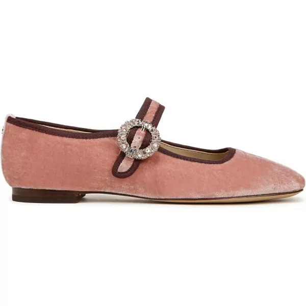 Sam Edelman Womens Michaela Mary Jane FlatWinter Peony Crystal