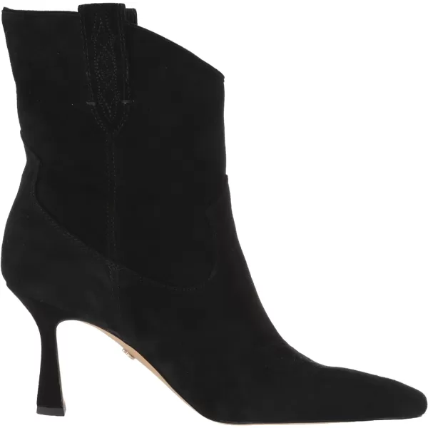 Sam Edelman Womens Moe Western BootBlack Suede
