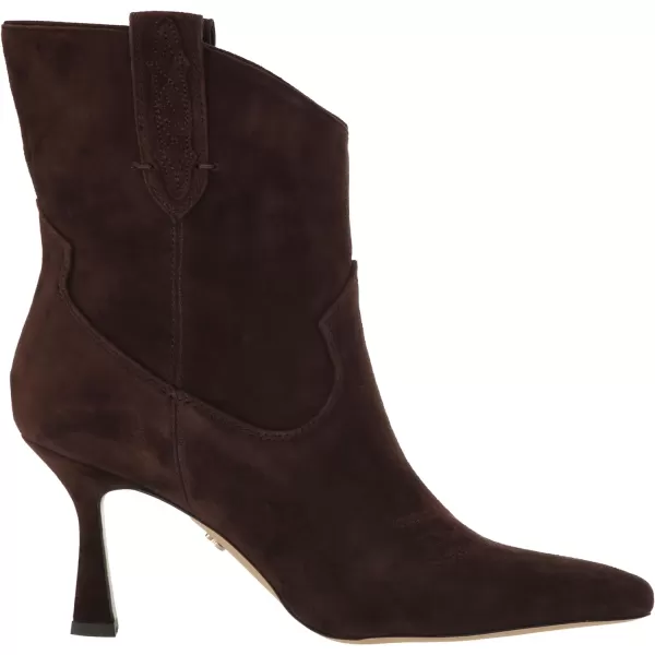 Sam Edelman Womens Moe Western BootChocolate Brown