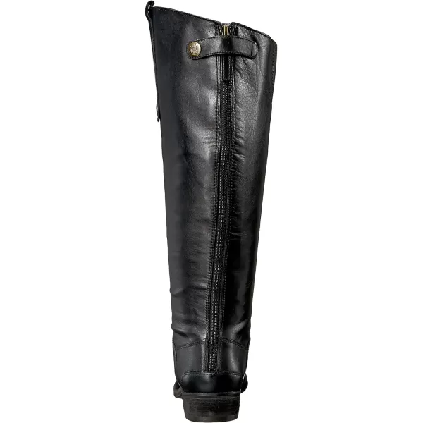 Sam Edelman Womens Penny Classic Equestrian BootBlack Leather Wide Calf