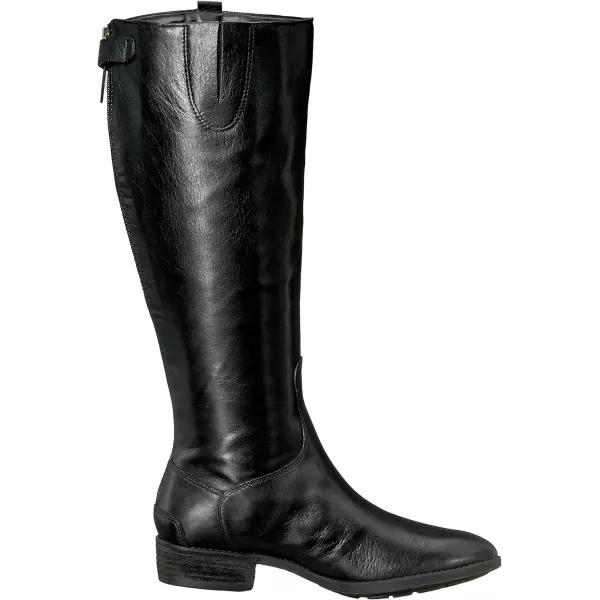 Sam Edelman Womens Penny Classic Equestrian BootBlack Leather Wide Calf