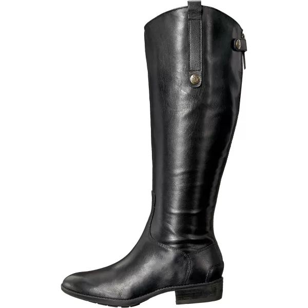Sam Edelman Womens Penny Classic Equestrian BootBlack Leather Wide Calf