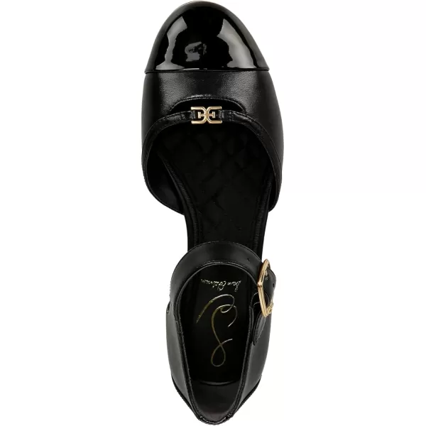 Sam Edelman Womens Rylie Mary Jane FlatBlack Leather