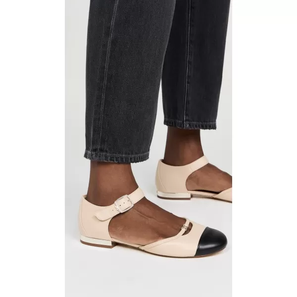 Sam Edelman Womens Rylie Mary Jane FlatSummer SandBlack