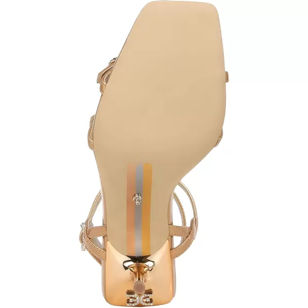 Sam Edelman Womens Trevin Heeled SandalCava Gold