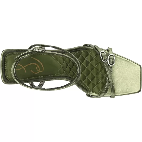 Sam Edelman Womens Trevin Heeled SandalMetallic Olive