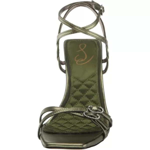 Sam Edelman Womens Trevin Heeled SandalMetallic Olive