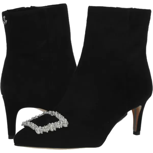 Sam Edelman Womens Ulissa Luster Ankle BootBlack Suede