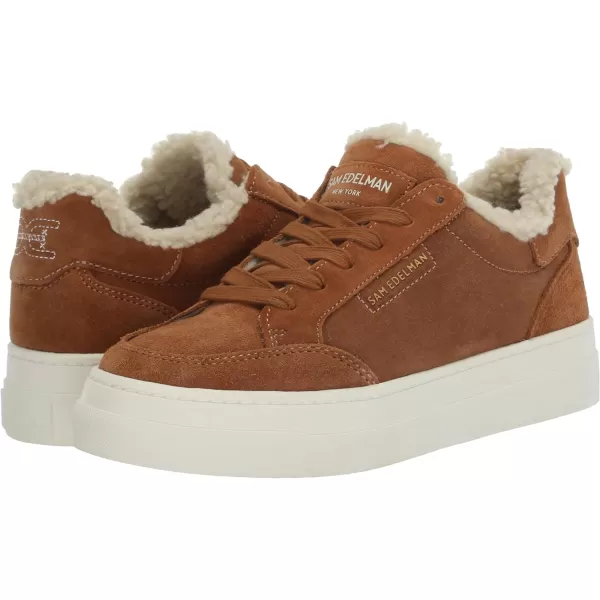 Sam Edelman Womens Wess SneakerFrontier Brown Shearling